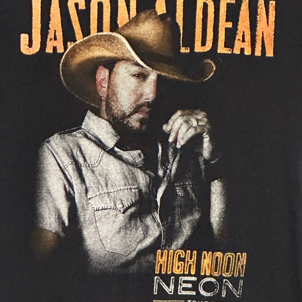 Jason Aldean tour T shirt Size M - Picture 2 of 4